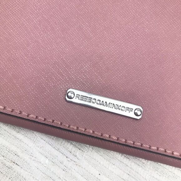 Rebecca Minkoff Mauve Pink Slim Envelope Bag - Picture 7 of 15